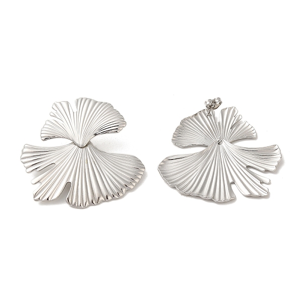 PandaHall 304 Stainlee Steel Studs Earring, Leaf, Stainless Steel Color, 48x46mm 304 Stainless Steel Leaf
PandaHall 304 Stainlee Steel Studs Earring, Leaf, Stainless Steel Color, 48x46mm 304 Stainless Steel Leaf