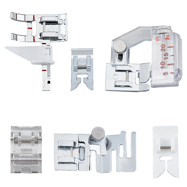 PandaHall HOBBIESAY 6Pcs 6 Styles Alloy Domestic Sewing Machine Presser Foot, Premium Sewing Products, Accuracy Sewing Accessories and...
PandaHall HOBBIESAY 6Pcs 6 Styles Alloy Domestic Sewing Machine Presser Foot, Premium Sewing Products, Accuracy Sewing Accessories and...