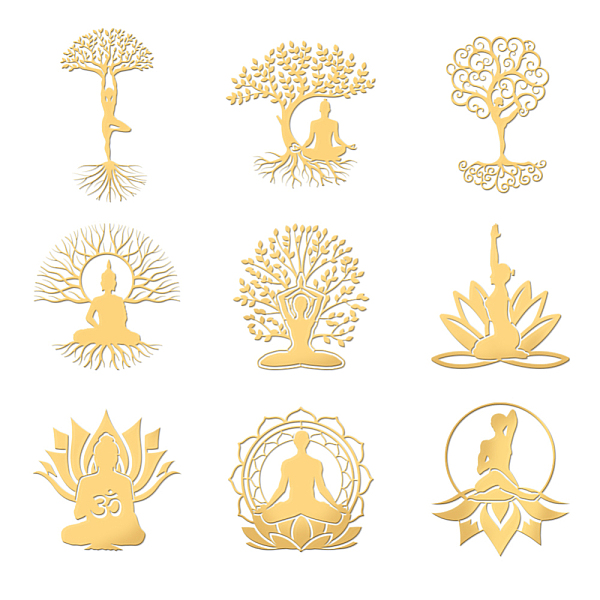 PandaHall Nickel Decoration Stickers, Metal Resin Filler, Epoxy Resin & UV Resin Craft Filling Material, Golden, Tree of Life, 40x40mm...
PandaHall Nickel Decoration Stickers, Metal Resin Filler, Epoxy Resin & UV Resin Craft Filling Material, Golden, Tree of Life, 40x40mm...