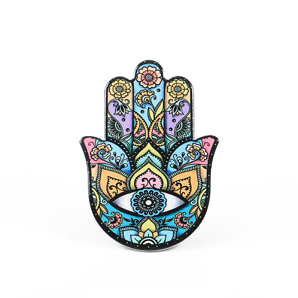 PandaHall Porcelain Cup Mats, Coasters, with Anti-slip Cork Bottom, Water Absorption Heat Insulation, Hamsa Hand/Hand of Miriam with Eye..., Multicolor
PandaHall Porcelain Cup Mats, Coasters, with Anti-slip Cork Bottom, Water Absorption Heat Insulation, Hamsa Hand/Hand of Miriam with Eye..., Multicolor