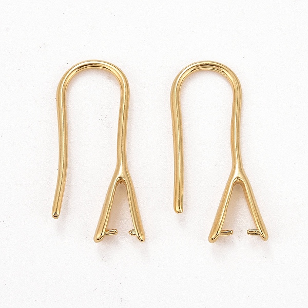 PandaHall Rack Plating Eco-friendly Brass Earring Hooks, with Ice Pick Pinch Bails, Lead Free & Cadmium Free, Real 24K Gold Plated, 21x2.5mm...
PandaHall Rack Plating Eco-friendly Brass Earring Hooks, with Ice Pick Pinch Bails, Lead Free & Cadmium Free, Real 24K Gold Plated, 21x2.5mm...