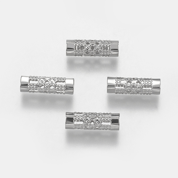 PandaHall 304 Stainless Steel Tube Beads, Stainless Steel Color, 12x4mm, Hole: 3mm 304 Stainless Steel Tube
PandaHall 304 Stainless Steel Tube Beads, Stainless Steel Color, 12x4mm, Hole: 3mm 304 Stainless Steel Tube
