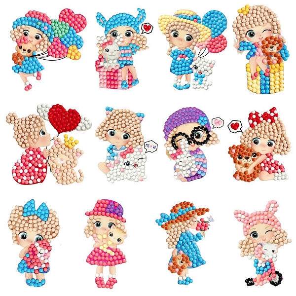 PandaHall Princess DIY Diamond Painting Sticker Kit, Including Resin Rhinestone Bag, Diamond Sticky Pen, Tray Plate and Glue Clay, Human...
PandaHall Princess DIY Diamond Painting Sticker Kit, Including Resin Rhinestone Bag, Diamond Sticky Pen, Tray Plate and Glue Clay, Human...