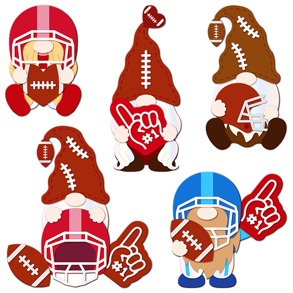 PandaHall Rugby Theme Carbon Steel Cutting Dies Stencils, for DIY Scrapbooking, Photo Album, Decorative Embossing Paper Card, Gnome...
PandaHall Rugby Theme Carbon Steel Cutting Dies Stencils, for DIY Scrapbooking, Photo Album, Decorative Embossing Paper Card, Gnome...
