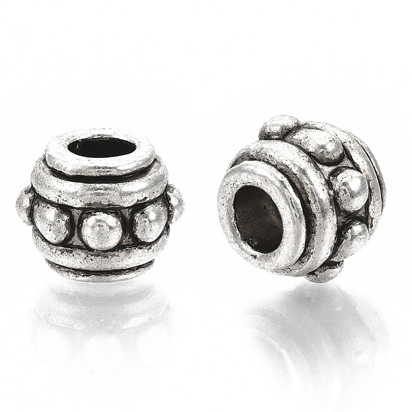 PandaHall Tibetan Style Alloy European Beads, Large Hole Beads, Cadmium Free & Lead Free, Rondelle, Antique Silver, 11.5x9mm, Hole: 4.5mm...
PandaHall Tibetan Style Alloy European Beads, Large Hole Beads, Cadmium Free & Lead Free, Rondelle, Antique Silver, 11.5x9mm, Hole: 4.5mm...