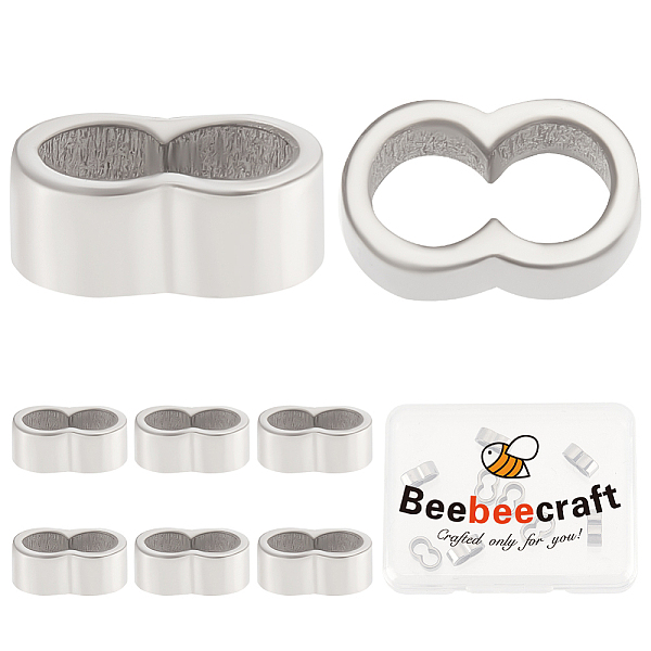 PandaHall Beebeecraft 10Pcs 304 Stainless Steel Slide Charms/Slider Beads, For Leather Cord Bracelets Making, Oval, Stainless Steel Color...
PandaHall Beebeecraft 10Pcs 304 Stainless Steel Slide Charms/Slider Beads, For Leather Cord Bracelets Making, Oval, Stainless Steel Color...