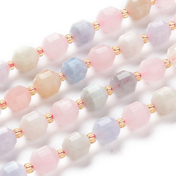 PandaHall Natural Morganite Beads Strands, Faceted, Round, 7x7x8mm, Hole: 0.8mm, about 38pcs/Strand, 15.35 inch(39cm) Morganite Round
PandaHall Natural Morganite Beads Strands, Faceted, Round, 7x7x8mm, Hole: 0.8mm, about 38pcs/Strand, 15.35 inch(39cm) Morganite Round