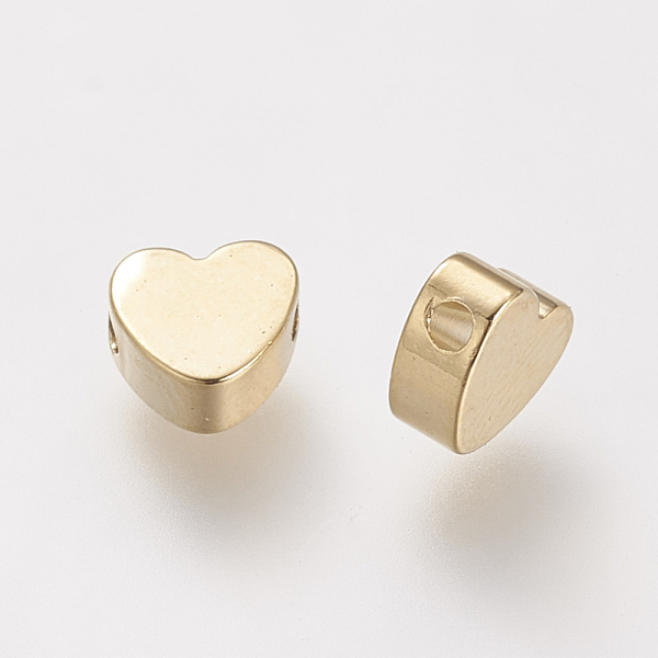 PandaHall Brass Beads, Nickel Free, Real 18K Gold Plated, Heart, Real 18K Gold Plated, 6x3mm, Hole: 1mm Brass Heart
PandaHall Brass Beads, Nickel Free, Real 18K Gold Plated, Heart, Real 18K Gold Plated, 6x3mm, Hole: 1mm Brass Heart