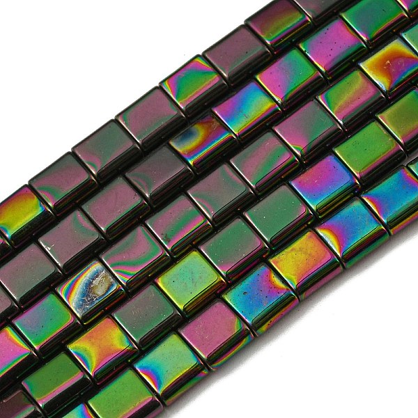 PandaHall Electroplated Non-magnetic Synthetic Hematite Beads Strands, Square, 2-Hole, Colorful, 6x6x3mm, Hole: 1.2mm, about 69pcs/strand...
PandaHall Electroplated Non-magnetic Synthetic Hematite Beads Strands, Square, 2-Hole, Colorful, 6x6x3mm, Hole: 1.2mm, about 69pcs/strand...