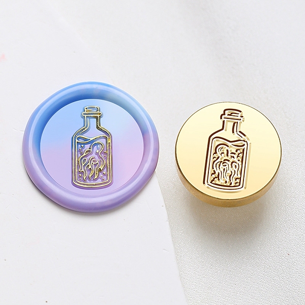 PandaHall Wax Seal Brass Stamp Head, Bottle Pattern, for Wax Seal Stamp, Golden, 25x14.5mm, Hole: 7mm Brass Bottle
PandaHall Wax Seal Brass Stamp Head, Bottle Pattern, for Wax Seal Stamp, Golden, 25x14.5mm, Hole: 7mm Brass Bottle