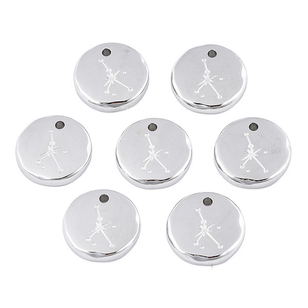 PandaHall 316 Surgical Stainless Steel Charms, Flat Round with Constellation, Stainless Steel Color, Cancer, 10x2mm, Hole: 1mm 316 Surgical...
PandaHall 316 Surgical Stainless Steel Charms, Flat Round with Constellation, Stainless Steel Color, Cancer, 10x2mm, Hole: 1mm 316 Surgical...
