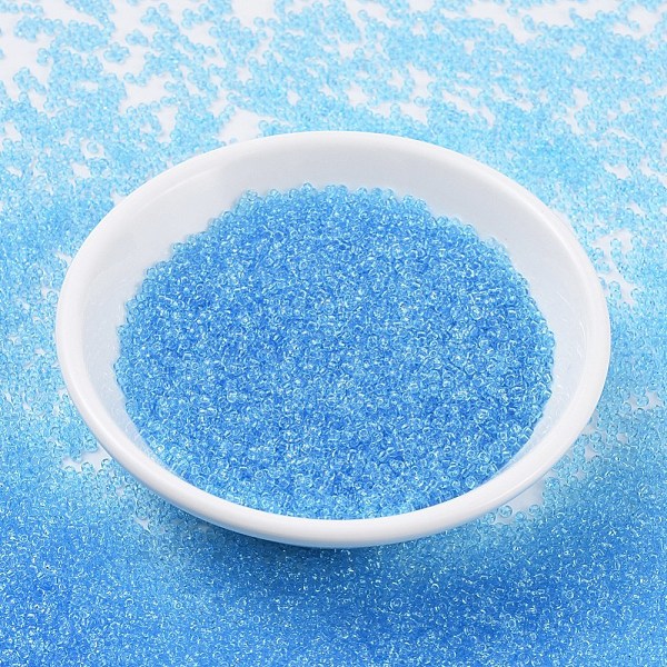 PandaHall MIYUKI Round Rocailles Beads, Japanese Seed Beads, (RR148) Transparent Aqua, 11/0, 2x1.3mm, Hole: 0.8mm, about 5500pcs/50g Glass..., Cyan
PandaHall MIYUKI Round Rocailles Beads, Japanese Seed Beads, (RR148) Transparent Aqua, 11/0, 2x1.3mm, Hole: 0.8mm, about 5500pcs/50g Glass..., Cyan