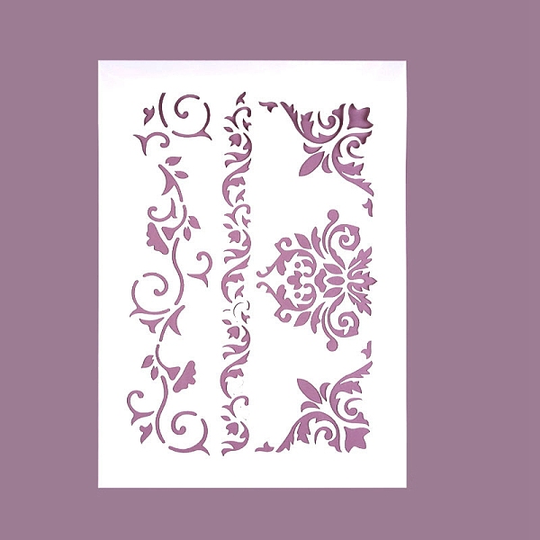 PandaHall PET Plastic Painting Stencils Templates, Rectangle with Floral Pattern, Floral Pattern, 300x210mm Plastic Flower White
PandaHall PET Plastic Painting Stencils Templates, Rectangle with Floral Pattern, Floral Pattern, 300x210mm Plastic Flower White