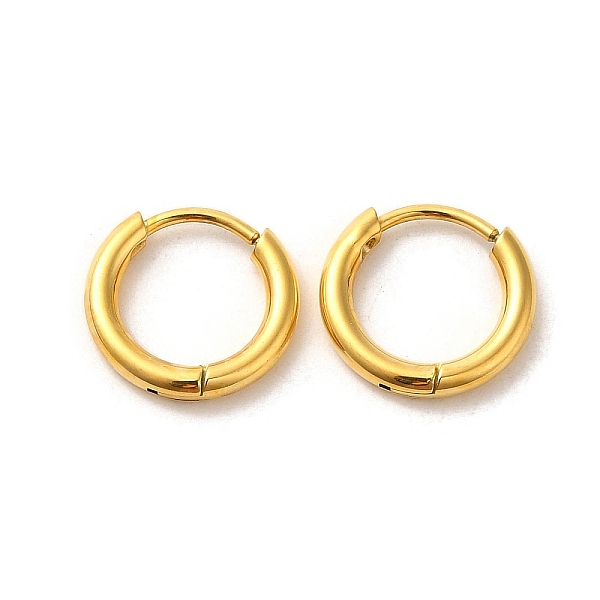 PandaHall 304 Stainless Steel Huggie Hoop Earrings, Golden, 11x2mm 304 Stainless Steel Ring
PandaHall 304 Stainless Steel Huggie Hoop Earrings, Golden, 11x2mm 304 Stainless Steel Ring