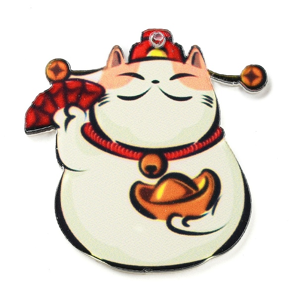 PandaHall Japanese Style Acrylic Pendants, Cat, Cat Shape, 39.8x38.5x2.5mm, Hole: 2mm Acrylic Cat Shape
PandaHall Japanese Style Acrylic Pendants, Cat, Cat Shape, 39.8x38.5x2.5mm, Hole: 2mm Acrylic Cat Shape