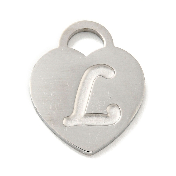 PandaHall 304 Stainless Steel Pendants, Laser Cut, Heart with Letter Charm, Stainless Steel Color, Letter L, 15x12x1mm, Hole: 3x3.5mm 304...
PandaHall 304 Stainless Steel Pendants, Laser Cut, Heart with Letter Charm, Stainless Steel Color, Letter L, 15x12x1mm, Hole: 3x3.5mm 304...