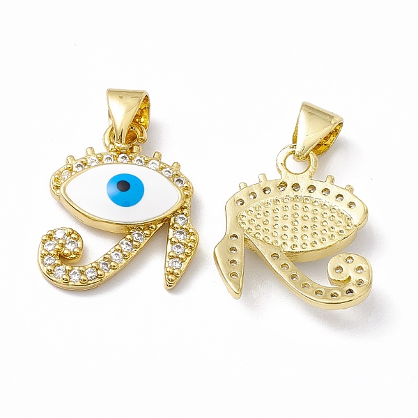 PandaHall Rack Plating Brass Micro Pave Clear Cubic Zirconia Charms, with Enamel, Long-Lasting Plated, Cadmium Free & Lead Free, Eye of...
PandaHall Rack Plating Brass Micro Pave Clear Cubic Zirconia Charms, with Enamel, Long-Lasting Plated, Cadmium Free & Lead Free, Eye of...