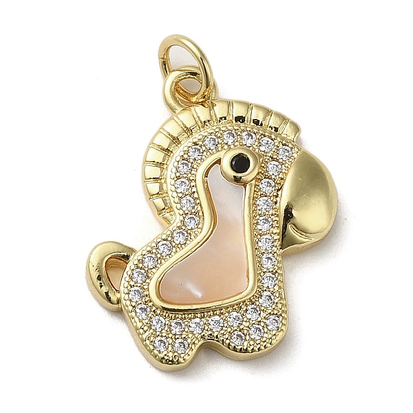 PandaHall Brass Micro Pave Cubic Zirconia Pendants, with Shell, Horse, Real 18K Gold Plated, 20.5x18x3.5mm, Hole: 3.4mm Brass+Cubic..., Clear
PandaHall Brass Micro Pave Cubic Zirconia Pendants, with Shell, Horse, Real 18K Gold Plated, 20.5x18x3.5mm, Hole: 3.4mm Brass+Cubic..., Clear