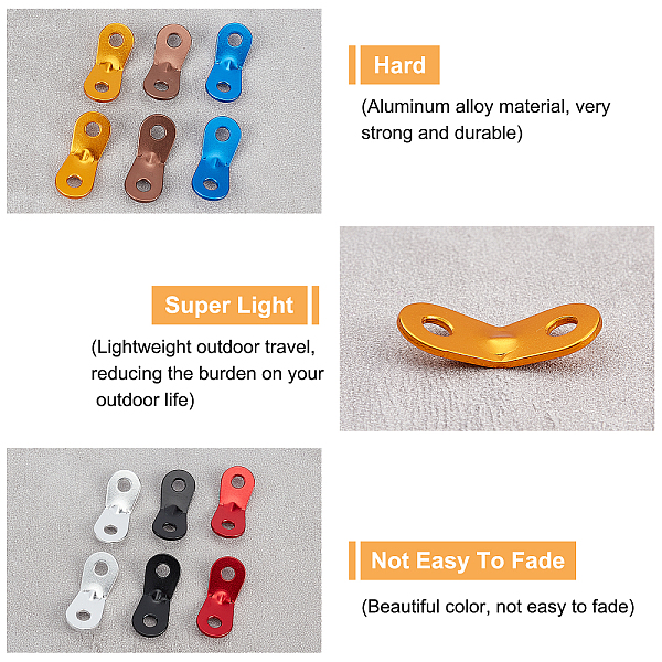 PandaHall SUPERFINDINGS 36Pcs 6 Colors Aluminum Alloy Guyline Cord Adjuster, Tent Tensioners, for Tent Camping Hiking Backpacking Outdoor..., Multicolor
PandaHall SUPERFINDINGS 36Pcs 6 Colors Aluminum Alloy Guyline Cord Adjuster, Tent Tensioners, for Tent Camping Hiking Backpacking Outdoor..., Multicolor