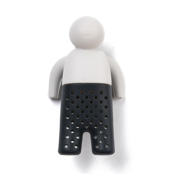 PandaHall Silicone Tea Infuser, Human Creative Tea Strainer, for Tea Lovers, Black, 83.5x46x23mm, Inner Diameter: 19x26mm Silicone Black
PandaHall Silicone Tea Infuser, Human Creative Tea Strainer, for Tea Lovers, Black, 83.5x46x23mm, Inner Diameter: 19x26mm Silicone Black