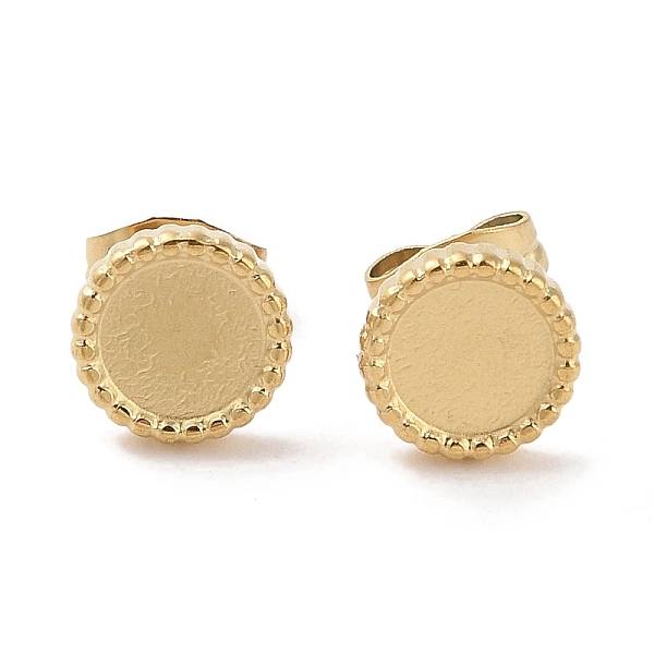 PandaHall Ion Plating(IP) 304 Stainless Steel Flat Round Stud Earrings for Women, Real 18K Gold Plated, 8mm 304 Stainless Steel Flat Round
PandaHall Ion Plating(IP) 304 Stainless Steel Flat Round Stud Earrings for Women, Real 18K Gold Plated, 8mm 304 Stainless Steel Flat Round