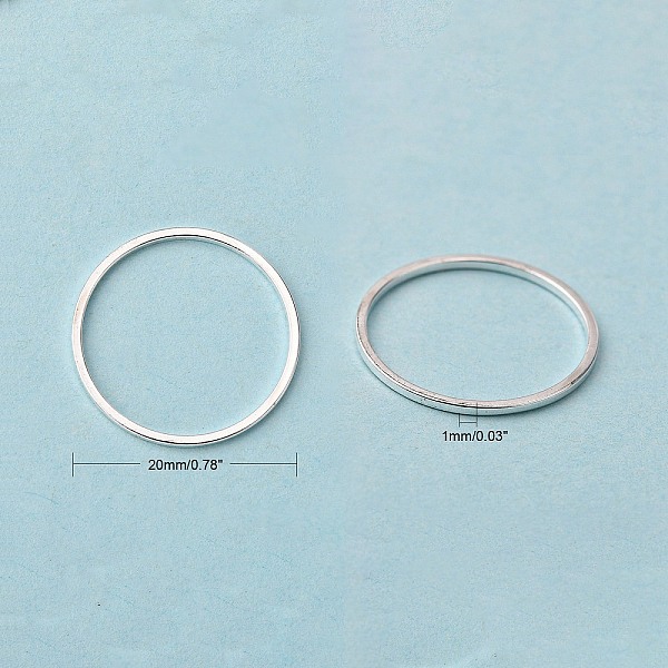 PandaHall Brass Linking Rings, Lead Free & Nickel Free, Ring, Silver Color Plated, 20x1mm, about 1000pcs/bag Brass Ring
PandaHall Brass Linking Rings, Lead Free & Nickel Free, Ring, Silver Color Plated, 20x1mm, about 1000pcs/bag Brass Ring
