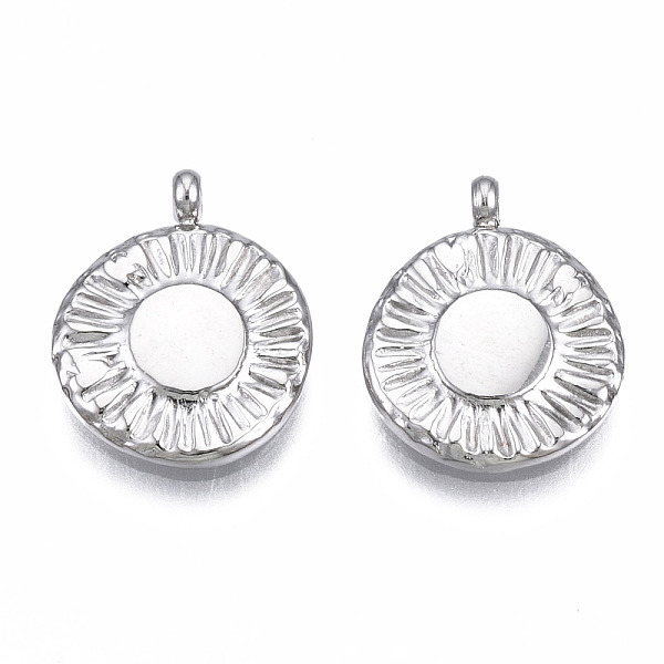 PandaHall 304 Stainless Steel Charms, Flat Round, Stainless Steel Color, 13.5x11x1.5mm, Hole: 1.4mm 304 Stainless Steel Flat Round
PandaHall 304 Stainless Steel Charms, Flat Round, Stainless Steel Color, 13.5x11x1.5mm, Hole: 1.4mm 304 Stainless Steel Flat Round