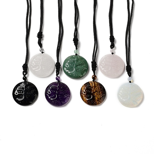 PandaHall Natural & Synthetic Mixed Stone Tree of Life Pendant Necklace with Nylon Rope, 34.80~35.43 inch(88.4~90cm) Mixed Stone
PandaHall Natural & Synthetic Mixed Stone Tree of Life Pendant Necklace with Nylon Rope, 34.80~35.43 inch(88.4~90cm) Mixed Stone
