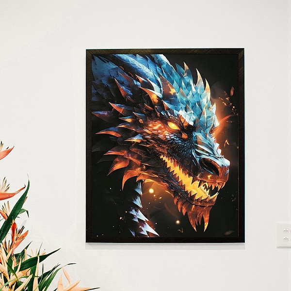 PandaHall DIY Diamond Painting Kit, Including Acrylic Rhinestones Bag, Diamond Sticky Pen, Tray Plate, Glue Clay and Canvas, Dragon...
PandaHall DIY Diamond Painting Kit, Including Acrylic Rhinestones Bag, Diamond Sticky Pen, Tray Plate, Glue Clay and Canvas, Dragon...
