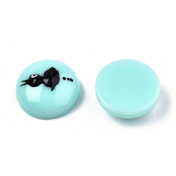 PandaHall Opaque Resin Enamel Cabochons, Half Round with Black Crow, Pale Turquoise, 13.5x5.5mm Resin Half Round Black
PandaHall Opaque Resin Enamel Cabochons, Half Round with Black Crow, Pale Turquoise, 13.5x5.5mm Resin Half Round Black