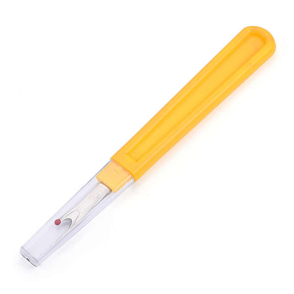 PandaHall Plastic Handle Iron Seam Rippers, Platinum Metal Color, Yellow, 141x17x7mm Iron None Yellow
PandaHall Plastic Handle Iron Seam Rippers, Platinum Metal Color, Yellow, 141x17x7mm Iron None Yellow