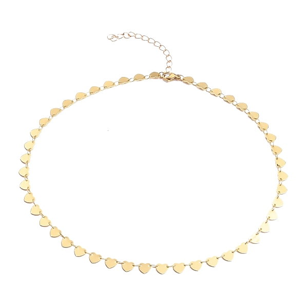 PandaHall Brass Heart Link Chain Necklaces, Long-Lasting Plated, with 304 Stainless Steel Lobster Claw Clasps, Golden, 16 inch(40.7cm) Brass
PandaHall Brass Heart Link Chain Necklaces, Long-Lasting Plated, with 304 Stainless Steel Lobster Claw Clasps, Golden, 16 inch(40.7cm) Brass
