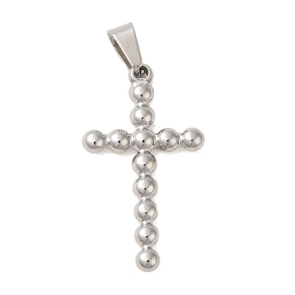PandaHall 304 Stainless Steel Pendants, Corss Charm, Stainless Steel Color, 34x18x3mm, Hole: 6x3.5mm 304 Stainless Steel Cross
PandaHall 304 Stainless Steel Pendants, Corss Charm, Stainless Steel Color, 34x18x3mm, Hole: 6x3.5mm 304 Stainless Steel Cross