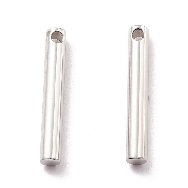 PandaHall Ion Plating(IP) 304 Stainless Steel Charms, Column, Stainless Steel Color, 40x6mm, Hole: 3mm 304 Stainless Steel Column
PandaHall Ion Plating(IP) 304 Stainless Steel Charms, Column, Stainless Steel Color, 40x6mm, Hole: 3mm 304 Stainless Steel Column