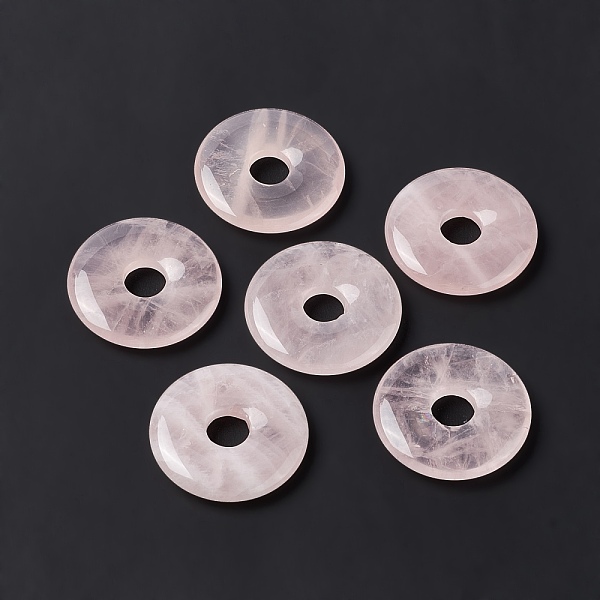 PandaHall Natural Rose Quartz Pendants, Donut/Pi Disc Charm, 29~30x5~6mm, Hole: 6~7mm Rose Quartz Donut
PandaHall Natural Rose Quartz Pendants, Donut/Pi Disc Charm, 29~30x5~6mm, Hole: 6~7mm Rose Quartz Donut