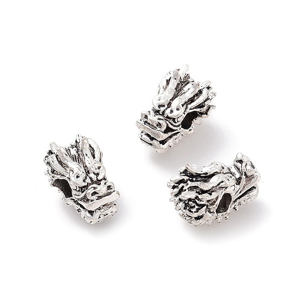 PandaHall Tibetan Style Alloy Beads, Dragon Head, Antique Silver, 12x7.5x8mm, Hole: 3mm Alloy Dragon
PandaHall Tibetan Style Alloy Beads, Dragon Head, Antique Silver, 12x7.5x8mm, Hole: 3mm Alloy Dragon