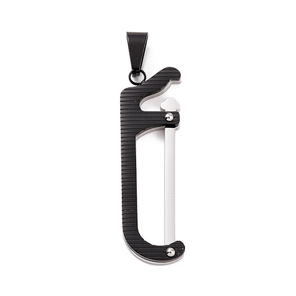 PandaHall 304 Stainless Steel Manual Polishing Pendants, Saw, Gunmetal & Stainless Steel Color, 45x13x4mm, Hole: 4.5x8.5mm 304 Stainless...
PandaHall 304 Stainless Steel Manual Polishing Pendants, Saw, Gunmetal & Stainless Steel Color, 45x13x4mm, Hole: 4.5x8.5mm 304 Stainless...