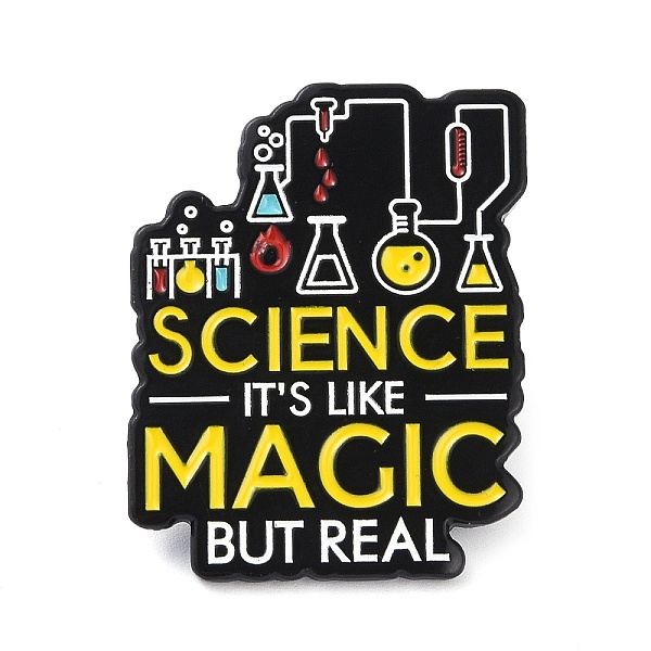PandaHall Bioscience Theme Black Zinc Alloy Brooches, Enamel Pins, for Backpack Cloth, Yellow, 30x23.5x1.5mm Alloy+Enamel Word Yellow
PandaHall Bioscience Theme Black Zinc Alloy Brooches, Enamel Pins, for Backpack Cloth, Yellow, 30x23.5x1.5mm Alloy+Enamel Word Yellow