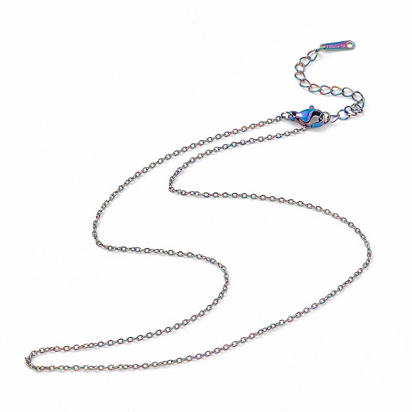 PandaHall Ion Plating(IP) 304 Stainless Steel Cable Chain Necklace for Men Women, Rainbow Color, 15.75 inch(40cm) 304 Stainless Steel
PandaHall Ion Plating(IP) 304 Stainless Steel Cable Chain Necklace for Men Women, Rainbow Color, 15.75 inch(40cm) 304 Stainless Steel