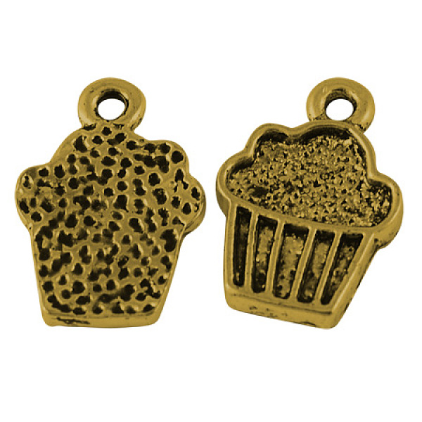 PandaHall Tibetan Style Alloy Drink Charms, Cupcake, Cadmium Free & Nickel Free & Lead Free, Antique Golden Color, Size: about 16mm long...
PandaHall Tibetan Style Alloy Drink Charms, Cupcake, Cadmium Free & Nickel Free & Lead Free, Antique Golden Color, Size: about 16mm long...
