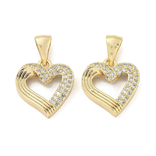 PandaHall Brass Micro Pave Clear Cubic Zirconia Pendants, Heart, Real 18K Gold Plated, 15.5x14.5x3.5mm, Hole: 3.5mm Brass+Cubic Zirconia...
PandaHall Brass Micro Pave Clear Cubic Zirconia Pendants, Heart, Real 18K Gold Plated, 15.5x14.5x3.5mm, Hole: 3.5mm Brass+Cubic Zirconia...