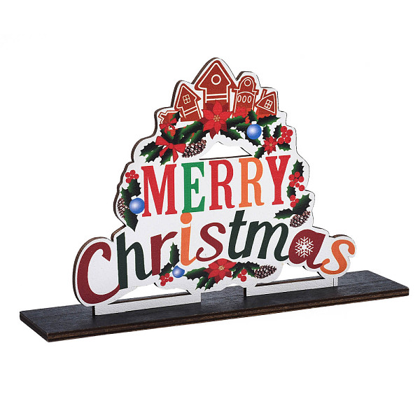 PandaHall Wood Tabletop Display Decorations, Xmas Table Centerpiece Sign, Christmas Theme, Word Merry Christmas with Holly Leaf, Mixed Color..., Multicolor
PandaHall Wood Tabletop Display Decorations, Xmas Table Centerpiece Sign, Christmas Theme, Word Merry Christmas with Holly Leaf, Mixed Color..., Multicolor