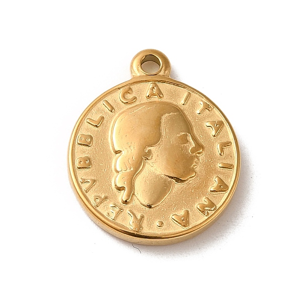 PandaHall 304 Stainless Steel Pendants, Flat Round with Woman Pattern Charm, Real 14K Gold Plated, 18x15x3mm, Hole: 1.5mm 304 Stainless...
PandaHall 304 Stainless Steel Pendants, Flat Round with Woman Pattern Charm, Real 14K Gold Plated, 18x15x3mm, Hole: 1.5mm 304 Stainless...
