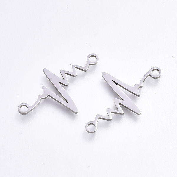 PandaHall 201 Stainless Steel Links connectors, Laser Cut Links, Heartbeat, Stainless Steel Color, 24x14.5x1mm, Hole: 1.5mm 201 Stainless...
PandaHall 201 Stainless Steel Links connectors, Laser Cut Links, Heartbeat, Stainless Steel Color, 24x14.5x1mm, Hole: 1.5mm 201 Stainless...