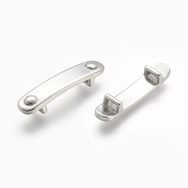 PandaHall 304 Stainless Steel Slide Charms, Rectangle, Stainless Steel Color, 37x8x7mm, Hole: 2x5.5mm 304 Stainless Steel Rectangle
PandaHall 304 Stainless Steel Slide Charms, Rectangle, Stainless Steel Color, 37x8x7mm, Hole: 2x5.5mm 304 Stainless Steel Rectangle