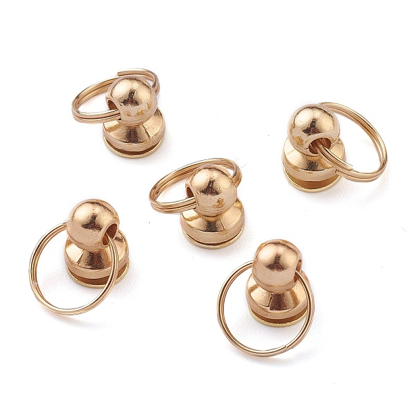 PandaHall Alloy Pull Ring Rivets Screw Back Studs, with Split Rings, for Phone Case DIY, DIY Leather Craft Parts, Light Gold, 18.5mm, Hole...
PandaHall Alloy Pull Ring Rivets Screw Back Studs, with Split Rings, for Phone Case DIY, DIY Leather Craft Parts, Light Gold, 18.5mm, Hole...