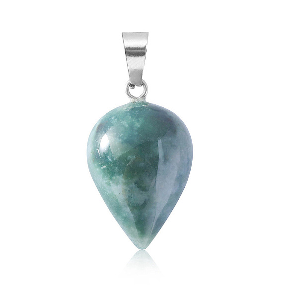 PandaHall Natural Indian Agate Pendants, Teardrop Charms with Platinum Plated Metal Snap on Bails, 26x16mm Indian Agate Teardrop
PandaHall Natural Indian Agate Pendants, Teardrop Charms with Platinum Plated Metal Snap on Bails, 26x16mm Indian Agate Teardrop