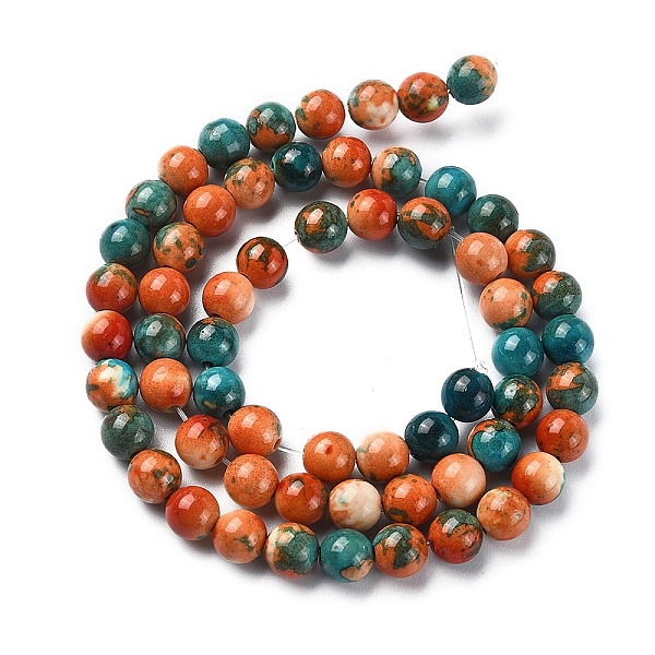 PandaHall Synthetic Ocean White Jade Round Beads Strands, Dyed, Saddle Brown, 6mm, Hole: 1mm, about 64pcs/strand, 15.70''(39.88cm) Ocean...
PandaHall Synthetic Ocean White Jade Round Beads Strands, Dyed, Saddle Brown, 6mm, Hole: 1mm, about 64pcs/strand, 15.70''(39.88cm) Ocean...