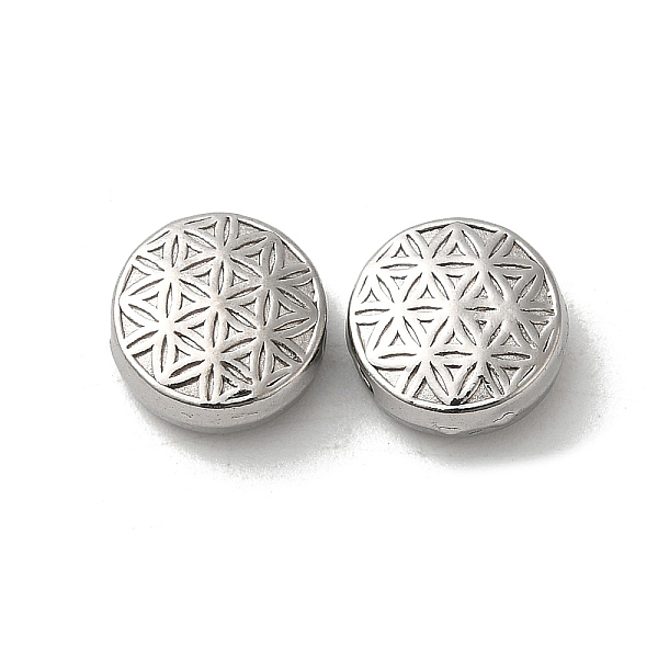 PandaHall 304 Stainless Steel Beads, Flat Round, Stainless Steel Color, 9.5x4mm, Hole: 1.6mm 304 Stainless Steel Flat Round
PandaHall 304 Stainless Steel Beads, Flat Round, Stainless Steel Color, 9.5x4mm, Hole: 1.6mm 304 Stainless Steel Flat Round