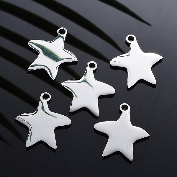 PandaHall 304 Stainless Steel Pendants, Manual Polishing, Stamping Blank Tag, Starfish, Stainless Steel Color, 29x25x1.8mm, Hole: 2.3mm 304...
PandaHall 304 Stainless Steel Pendants, Manual Polishing, Stamping Blank Tag, Starfish, Stainless Steel Color, 29x25x1.8mm, Hole: 2.3mm 304...